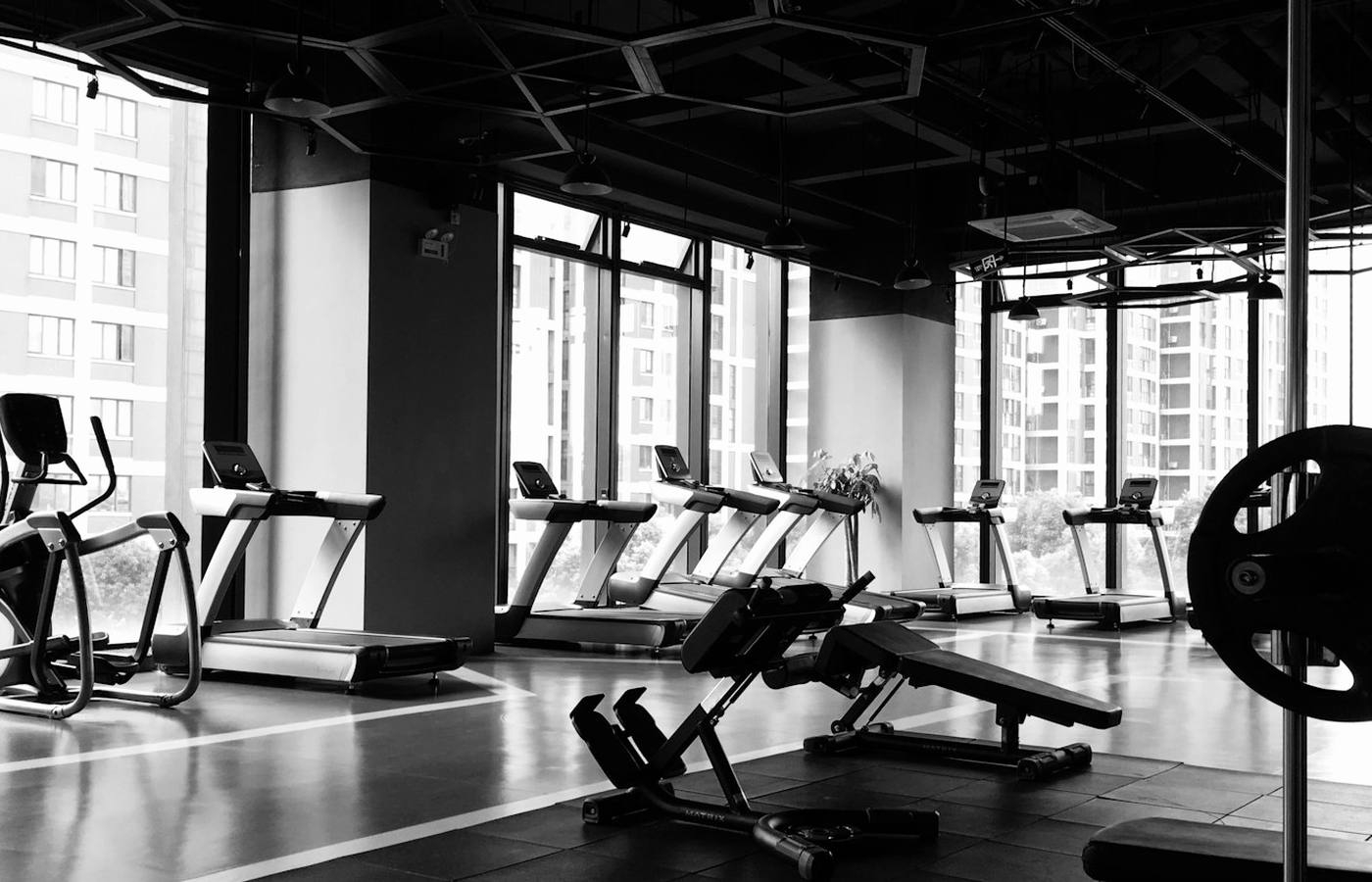 Inspirující fitness prostředí